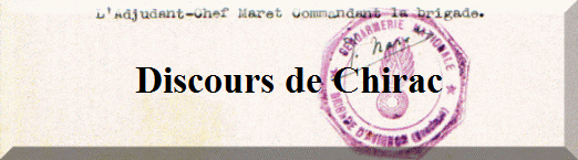 Discours de Chirac